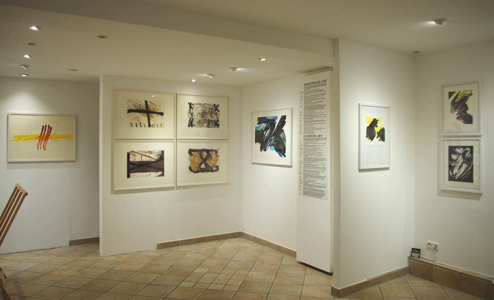 Bilck in die Ausstellung, Ausstellung Galerie Lochner 5 Jahre KA7, Galerie Lochner