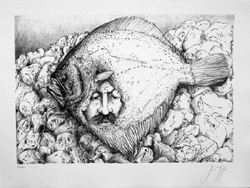 Galerie Lochner, KA7: Günter Grass, Ausstellung